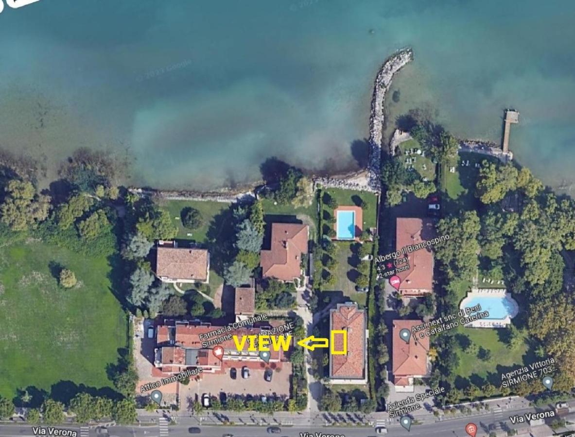 סירמיונה Casa Lugana 9 - Monolocale Con Piscina Fronte Lago מראה חיצוני תמונה